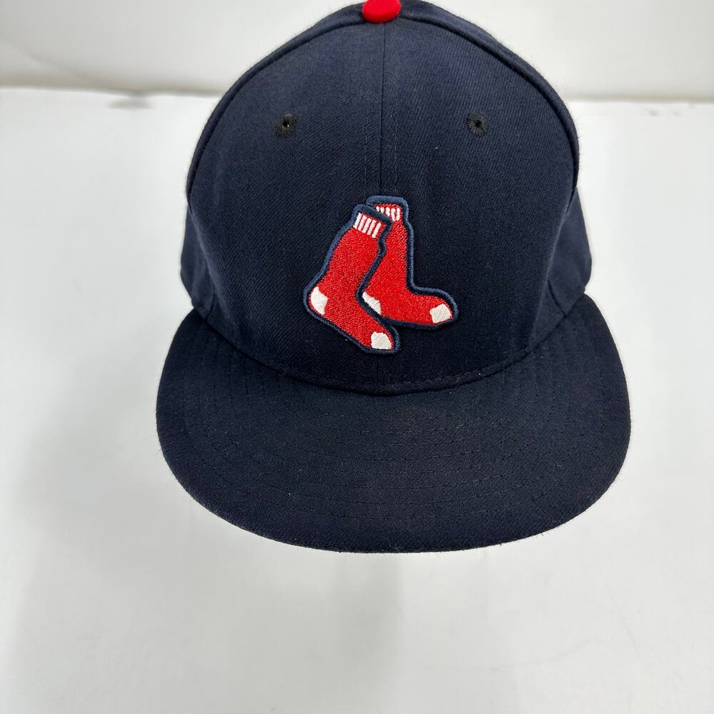 Men’s Boston Red Sox 7 1/2 Fitted Hat New‎ Era 59FIFTY MLB Cap Navy